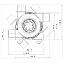 ABYZZ A200 IPU DC CONTROLLABLE WATER CIRCULATION PUMP (4,4400 GPH)