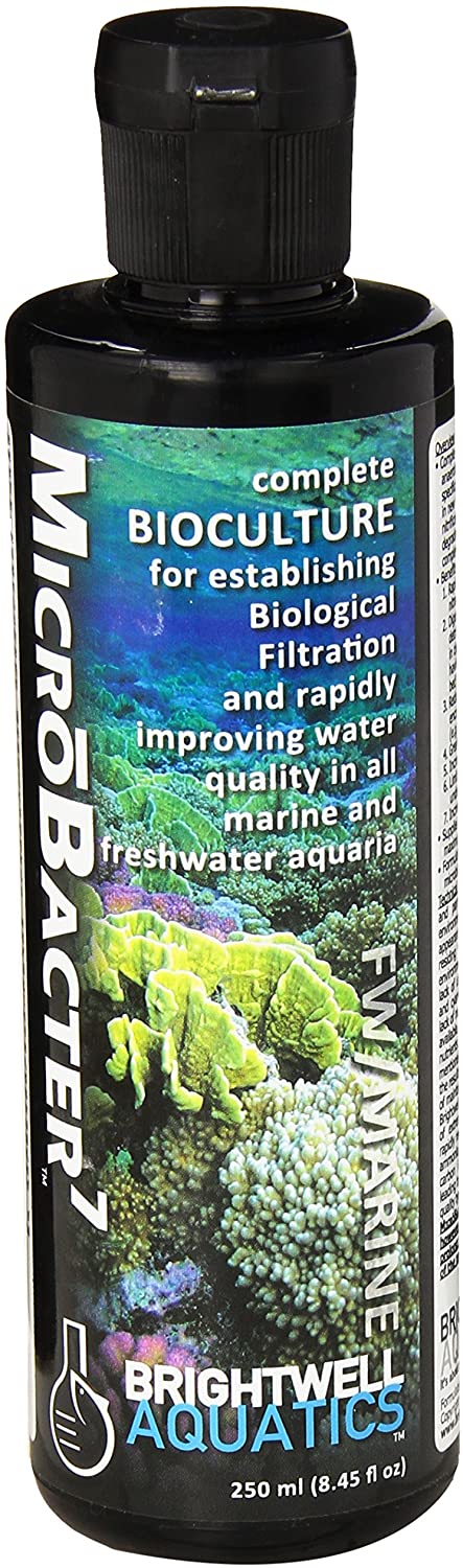 BRIGHTWELL AQUATICS MICROBACTER7 WATER CONDITIONER COMPLETE BIOCULTURE FOR MARINE & FRESHWATER