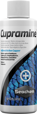 SEACHEM CUPRAMINE COPPER AND PARASITE TREATMENT