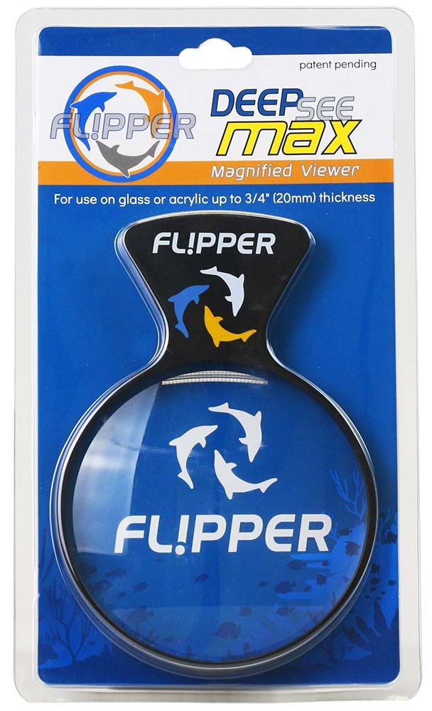 FLIPPER DEEPSEE MAX VIEWER MAGNIFIED MAGNETIC AQUARIUM VIEWER 5"