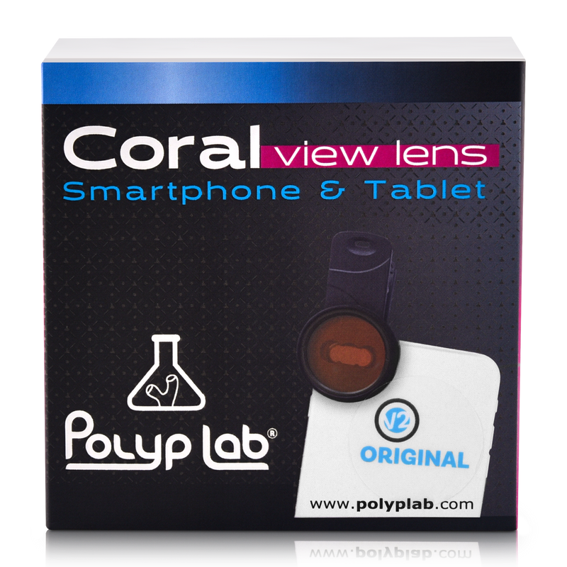 POLYPLAB CORAL VIEW LENS KIT V2 FOR PHONE OR TABLET CAMERAS