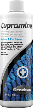 SEACHEM CUPRAMINE COPPER AND PARASITE TREATMENT