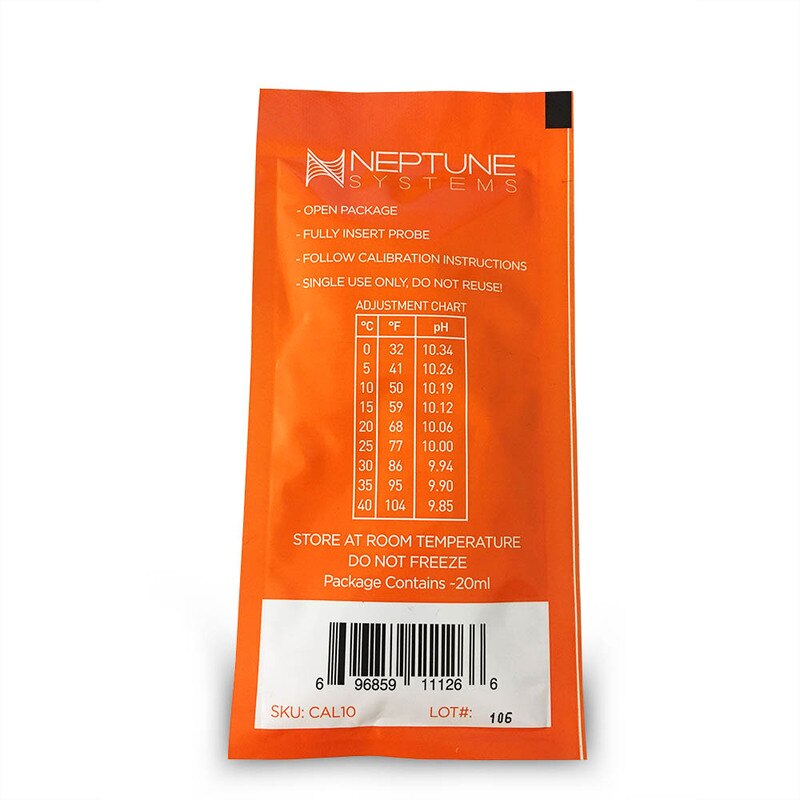 NEPTUNE SYSTEMS APEX PROBE 10.00 pH CALIBRATION FLUID (5 PACK)