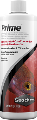 SEACHEM PRIME MARINE AND FRESHWATER CONDITIONER - CHEMICAL REMOVER AND DETOXIFIER