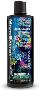 BRIGHTWELL AQUATICS MICROBACTER START XLM LIVE BACTERIA TANK STARTER FOR MARINE AND REEF AQUARIUM