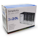 SIMPLICITY 3X 2L DOSING CONTATINER (11.8" X 4.8" X 7.8") 6L TOTAL