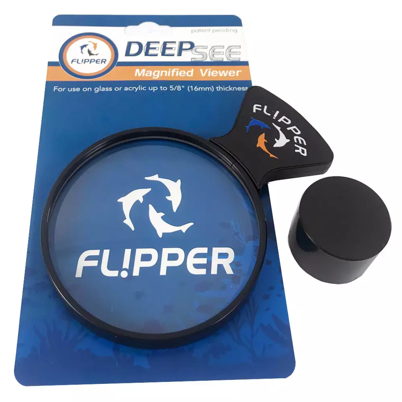 FLIPPER DEEPSEE VIEWER MAGNIFIED MAGNETIC AQUARIUM VIEWER 4"