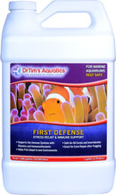 DR TIM'S AQUATICS FIRST DEFENSE FISH STRESS RELIEF FOR REEF, NANO, SEA HORSE FISH AQUARIUM