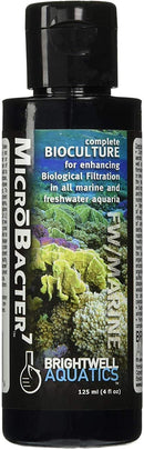 BRIGHTWELL AQUATICS MICROBACTER7 WATER CONDITIONER COMPLETE BIOCULTURE FOR MARINE & FRESHWATER