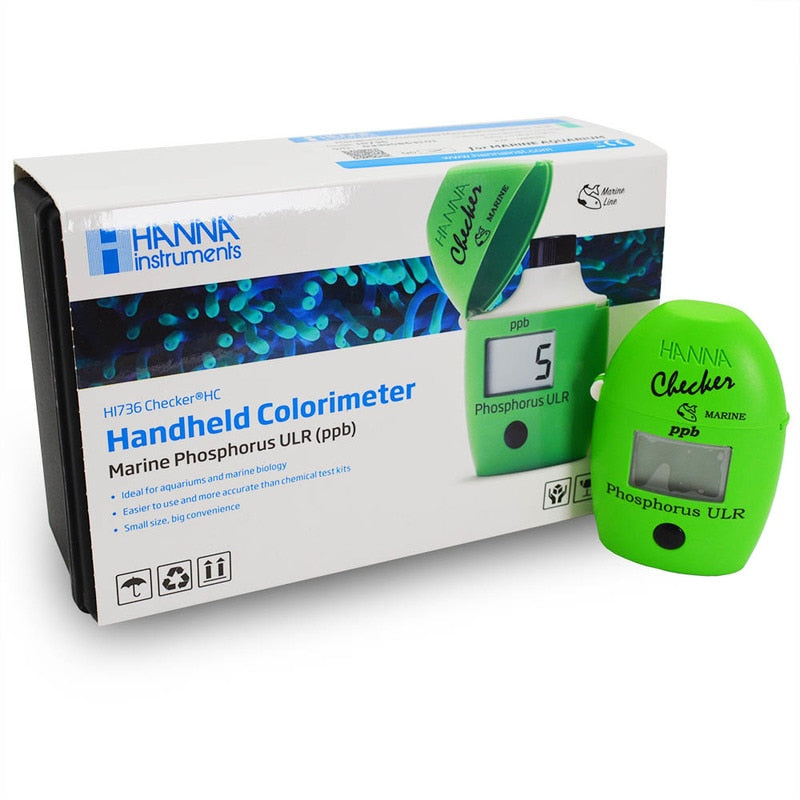Hanna HI736 Saltwater Aquarium Ultra Low Range Phosphorus Colorimeter - Checker® HC