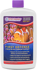 DR TIM'S AQUATICS FIRST DEFENSE FISH STRESS RELIEF FOR REEF, NANO, SEA HORSE FISH AQUARIUM