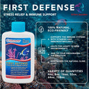 DR TIM'S AQUATICS FIRST DEFENSE FISH STRESS RELIEF FOR SALTWATER AQUARIUM