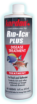 KORDON RID ICH PLUS DISEASE TREATMENT FOR MARINE AND FRESHWATER