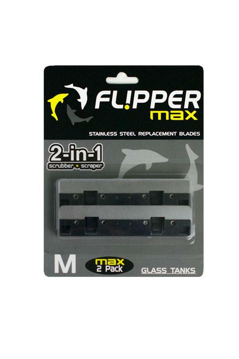FLIPPER MAX FLOAT MAGNETIC AQUARIUM ALGAE CLEANER REPLACEMENT BLADES (2-PACK)