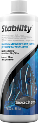 SEACHEM STABILITY FISH TANK STABILIZER MARINE AND FRESH WATER AQUARIUMS