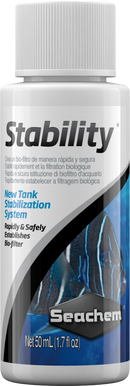 SEACHEM STABILITY FISH TANK STABILIZER MARINE AND FRESH WATER AQUARIUMS