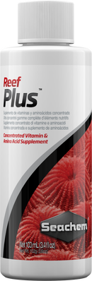 SEACHEM REEF PLUS VITAMIN, TRACE, & AMINO ACID SUPPLEMENT