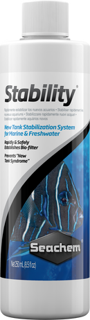 SEACHEM STABILITY FISH TANK STABILIZER MARINE AND FRESH WATER AQUARIUMS