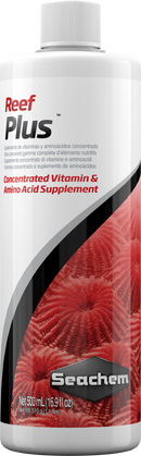 SEACHEM REEF PLUS VITAMIN, TRACE, & AMINO ACID SUPPLEMENT